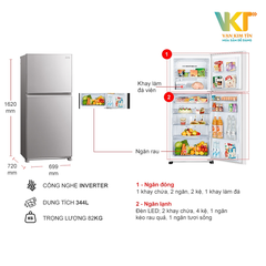 Tủ lạnh 2 cửa Mitsubishi MR-FX43EN