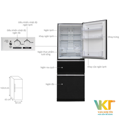 Tủ lạnh 3 cửa Mitsubishi MR-CX41ER