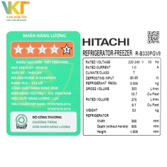 Tủ lạnh Hitachi Inverter 275 lít R-B330PGV8