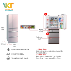Tủ lạnh Mitsubishi MR-WX52D