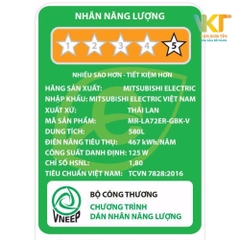 Tủ lạnh side by side Mitsubishi MR-LA72ER
