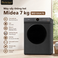 Máy sấy thông hơi Midea 7 kg MD100A70