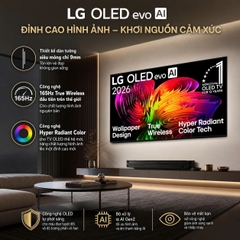 Smart Tivi LG OLED AI 4K 83 inch OLED83W6PSA