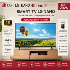 Smart TV LG NANO 4K UHD AI 43inch 43NU85CBPSA