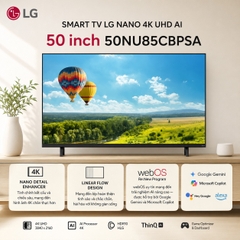 Smart TV LG NANO 4K UHD AI 50inch 50NU85CBPSA