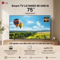 Smart TV LG NANO 4K UHD AI 75inch 75NU85CBPSA