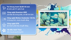 Smart Tivi Khung Tranh The Frame QLED Samsung AI 4K 55 inch QA55LS03F (New 2025)
