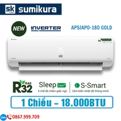 Điều hòa Sumikura 18000BTU 1 Chiều Inverter APS/APO-180/GOLD  (Gold R32)