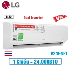 Điều hòa LG 1 chiều Inverter 21.500BTU V24ENF1