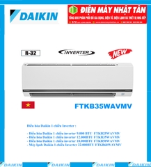 Điều hòa Daikin 12000 BTU inverter 1 chiều FTKB35WAVMV