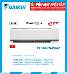 Điều Hòa Daikin 22000Btu 1 Chiều Inverter FTKB60WAVMV