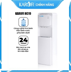 Cây nước nóng lạnh hút bình Karofi HC19