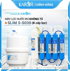 MÁY LỌC NƯỚC KAROFI 8 CẤP SLIM S-S038