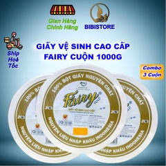 Giấy Vệ Sinh Cao Cấp Fairy 2 Lớp Cuộn 1000g