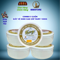 Giấy Vệ Sinh Cao Cấp Fairy 2 Lớp Cuộn 1000g
