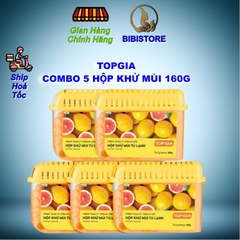 Hộp khử mùi tủ lạnh TopGia 160g