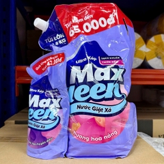 Nước Giặt Xả Maxkleen Túi 3.8Kg