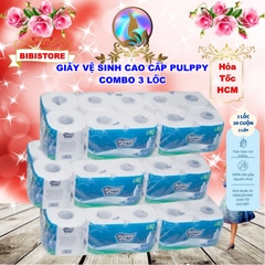 Giấy vệ sinh cao cấp Pulppy Lốc 10 cuộn 2 lớp