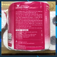 [Sỉ Thùng 10 Lốc] Giấy Vệ Sinh Bless You À La Vie 2 Lớp, Lốc 10 Cuộn Hồng (HCM)