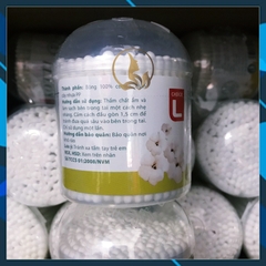 Tăm Bông Thân Nhựa Hộp 200 Cây Choice L Lotte (HCM)