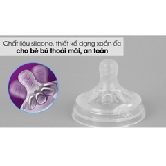 Philips Avent Núm ty mô phỏng tự nhiên cho trẻ sơ sinh vỉ đôiSCF651.23
