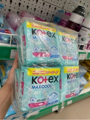 BĂNG VỆ SINH KOTEX MAX COOL SIÊU MỎNG CÁNH BỊCH 8 MIẾNG 23CM