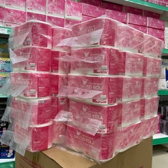 [Sỉ Thùng 10 Lốc] Giấy Vệ Sinh Bless You À La Vie 2 Lớp, Lốc 10 Cuộn Hồng (HCM)