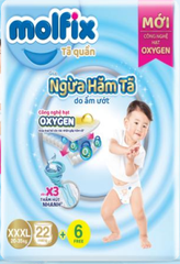 Bỉm Molfix Quần OXYGEN giúp ngừa hăm