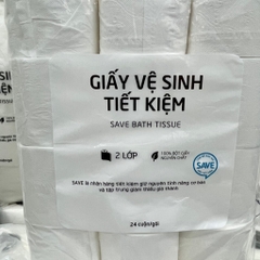 Lốc 24 Cuộn Giấy Vệ Sinh Tiết Kiệm Lotte Choice L 2 Lớp