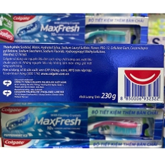 [Chính hãng] Bộ 4 Kem đánh răng Colgate Maxfresh 230g tặng bàn chải