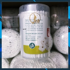 Tăm Bông Baby Thân Nhựa Hộp 160 Cây Choice L Lotte (HCM)