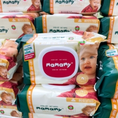 Khăn ướt Mamamy không mùi gói 120 tờ