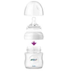 Philips Avent  Bình sữa mô phỏng tự nhiên 125ml - đơn SCF690.13