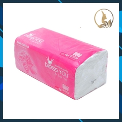 Khăn Giấy Lụa Rút 2 Lớp Bless You Alavie Gói 250 Tờ