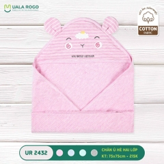 Chăn ủ 2 lớp - Hồng