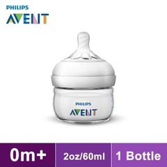 (SCF039.17) B.sữa mô phỏng TN Philips Avent ,trẻ từ 0 tháng (60ml-đơn)