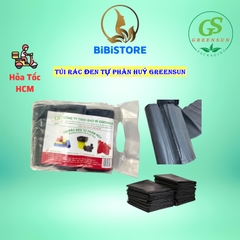 Túi Rác Đen Greensun (Bịch 1 Ký/ 3 cuộn)