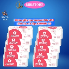 Khăn giấy lụa Japani 400 lớp/ 200 tờ x 2 lớp