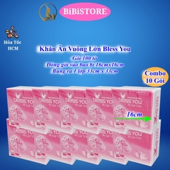 Khăn Ăn BLESS YOU Vuông Lớn 33 Gói 100 tờ