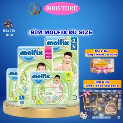 (Combo Tặng Quà) Bỉm Molfix Tã quần em bé size M/L/XL/XXL/XXXL