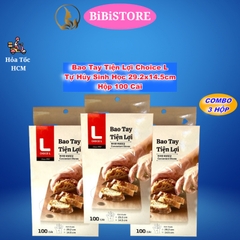 Bao tay Găng Tay Tiện Lợi Choice L Hộp 100 cái