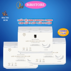 Lốc 6 Cuộn Giấy vệ sinh Choice L Prime cao cấp 3 lớp
