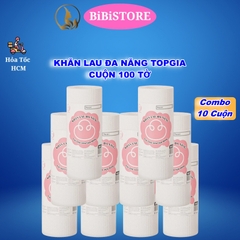 Khăn Bếp Khăn Lau Đa Năng Cuộn 100 tờ Top Gia Siêu Dai