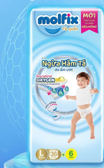Bỉm Molfix Quần OXYGEN giúp ngừa hăm