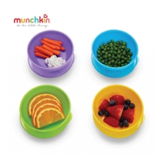 Bộ 4 bát có nắp +2 thìa Munchkin