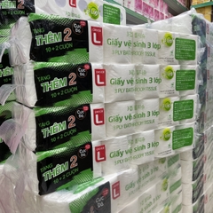 Lốc 12 Cuộn Giấy Vệ Sinh 3 Lớp Lotte Choice L