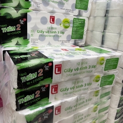 Lốc 12 Cuộn Giấy Vệ Sinh 3 Lớp Lotte Choice L