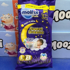 Tã quần ban đêm cho bé Molfix Sweet Dreams Jumbo