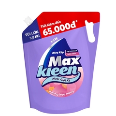 Nước Giặt Xả Maxkleen Túi 3.8Kg
