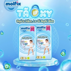 Bỉm Molfix Quần OXYGEN giúp ngừa hăm